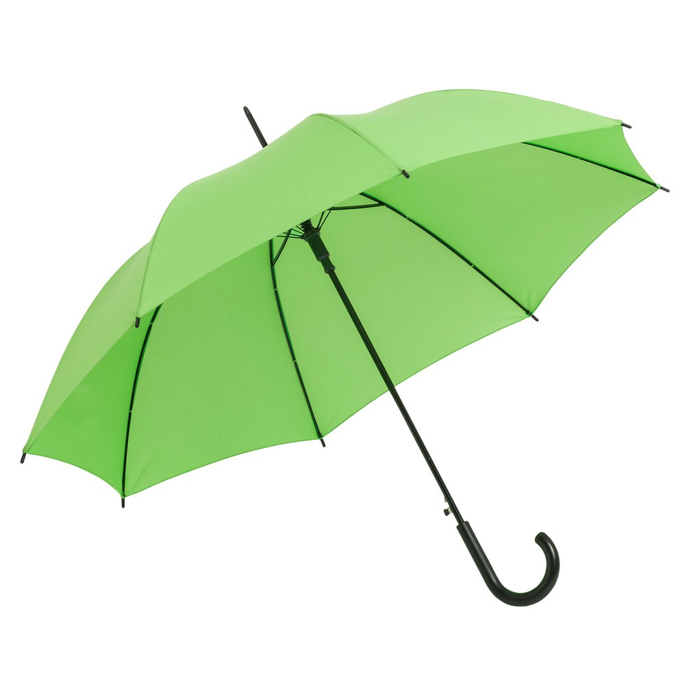 Preiswerter Regenschirm mit gebogenem Griff Regenschirme mit Werbung